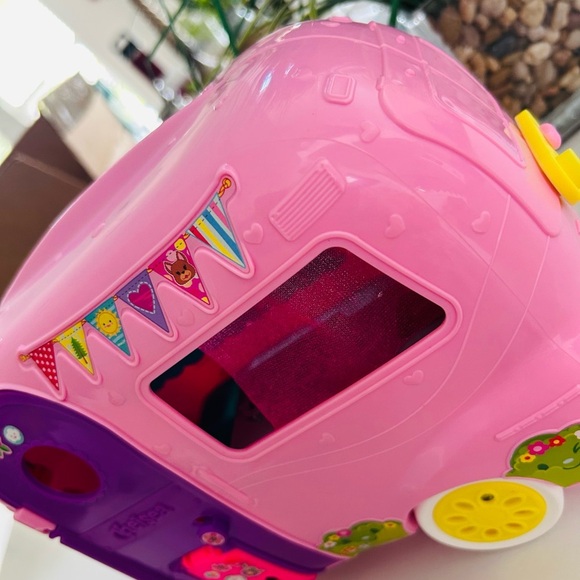 Barbie Club Chelsea Doll Pink and Purple Toy Camper 9" Trailer only - Picture 8 of 9